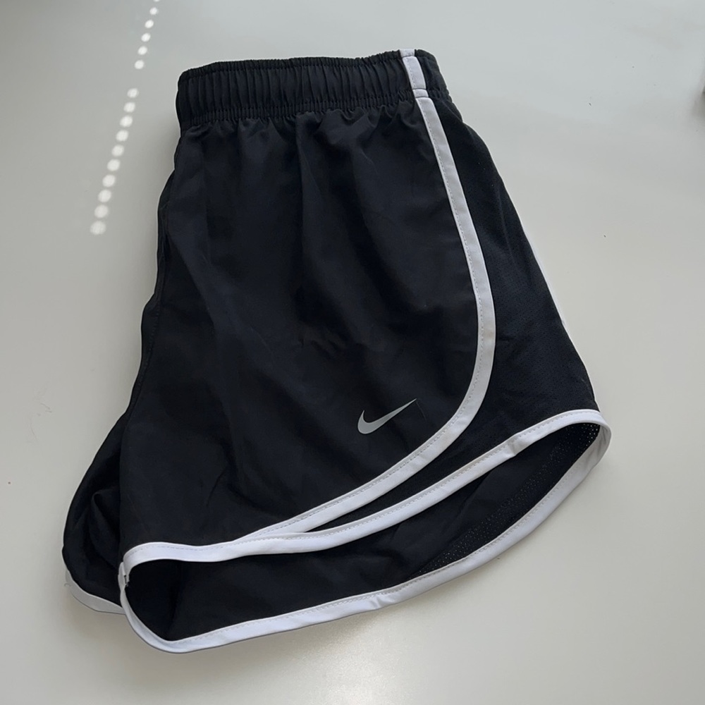 NEVER WORN black running shorts